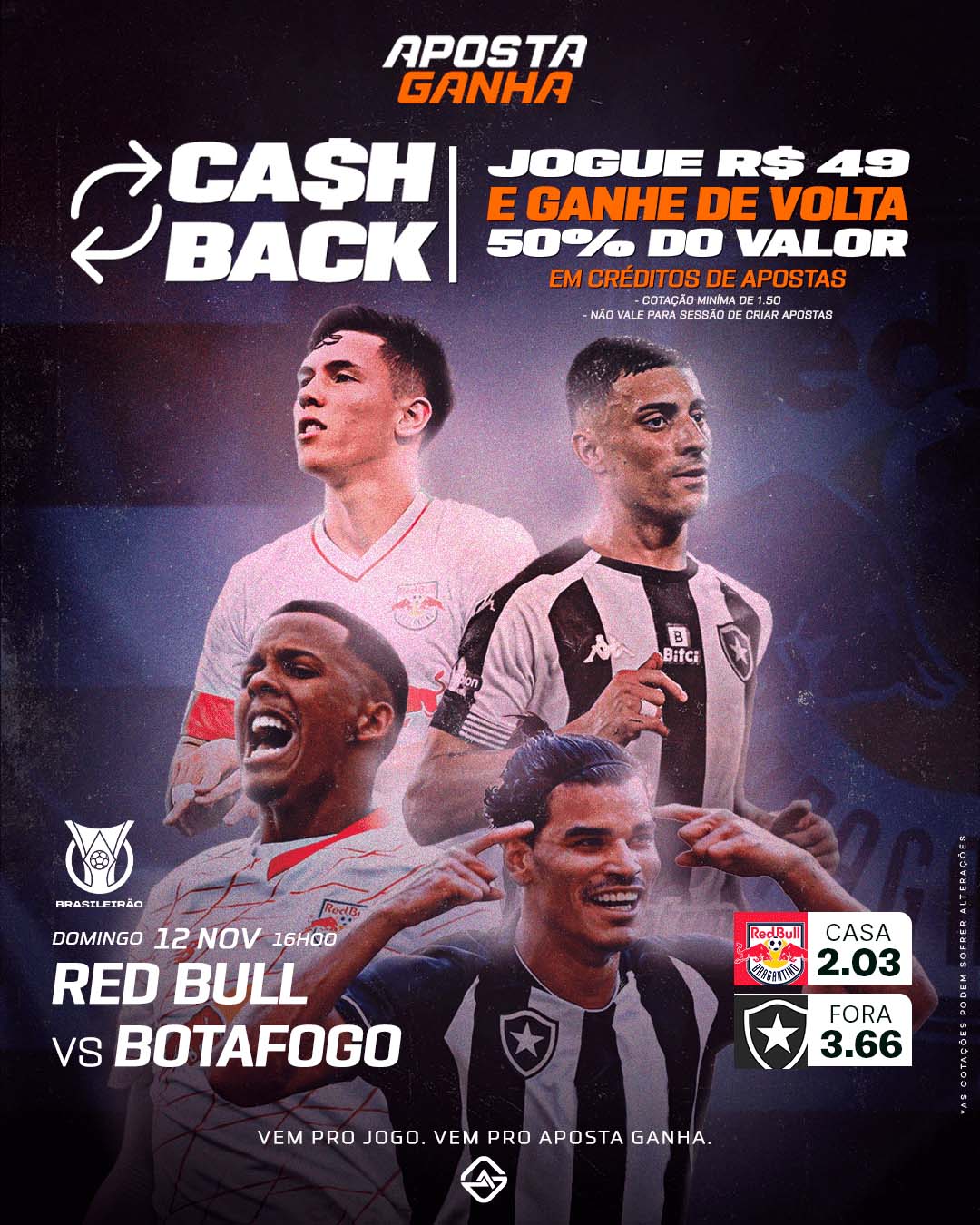 BOTAFOGO E RED BULL FEED CASHBACK